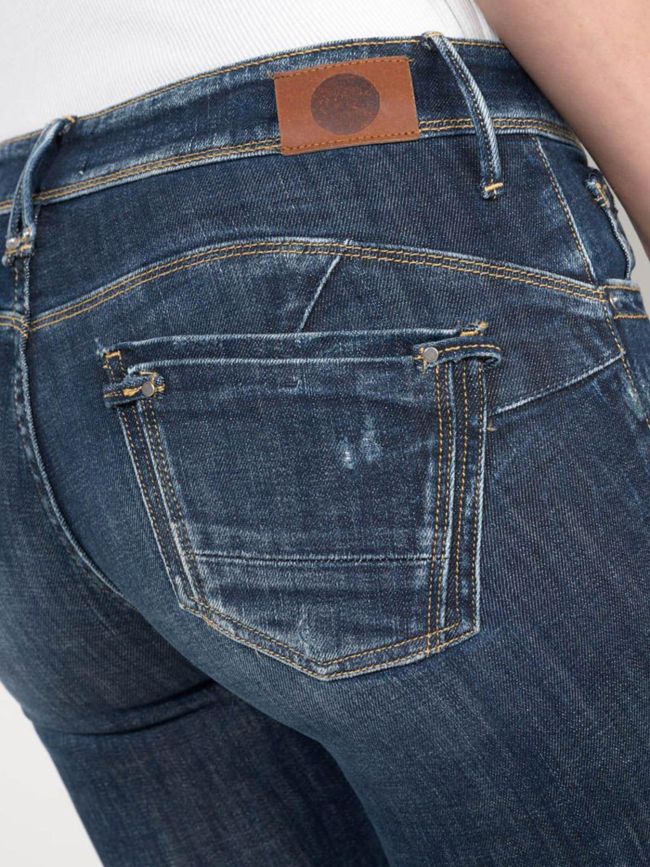 Jean pulp slim destroy sally bleu femme - Le Temps Des Cerises