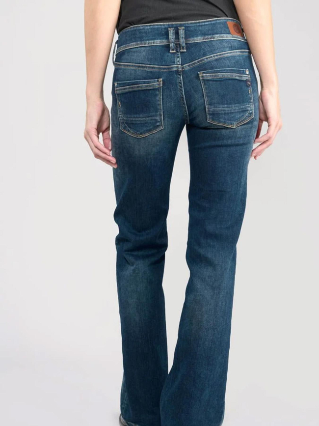 Jean flare coron n°2 bleu femme - Le Temps Des Cerises