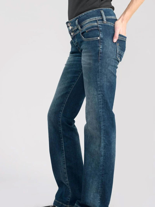 Jean flare coron n°2 bleu femme - Le Temps Des Cerises