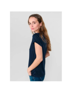 T-shirt smallvtrame bleu marine femme - Le Temps Des Cerises