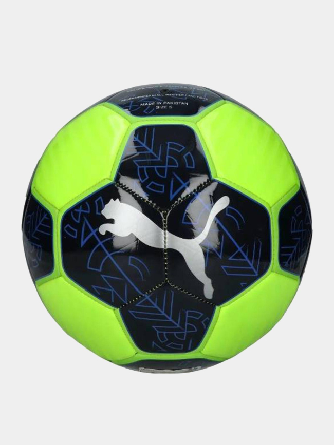 Ballon de football prestige taille 5 bleu marine et fluo - Puma