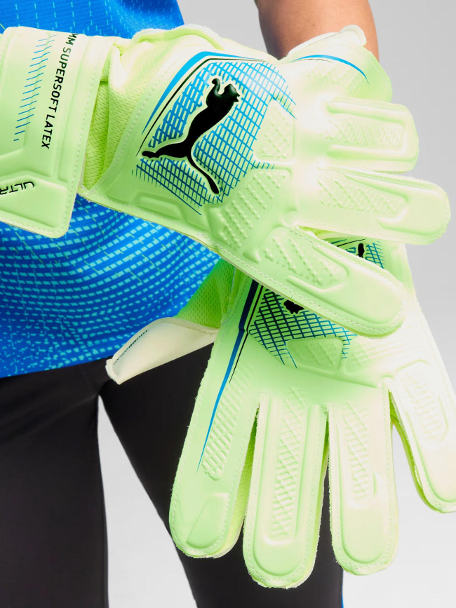 Gants de gardien de football ultra play rc vert fluo - Puma