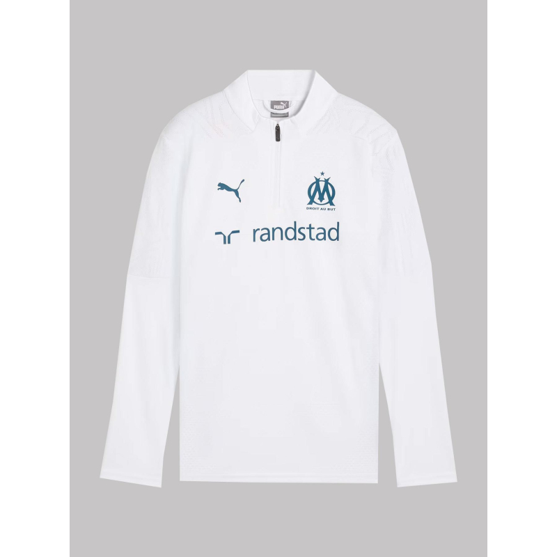 Haut d'entrainement olympique de marseille blanc enfant - Puma