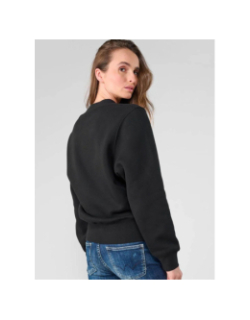 Sweat paolo brillant noir femme - Le Temps Des Cerises