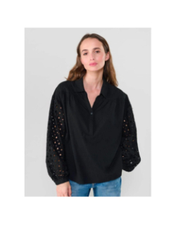 Blouse cunca noir femme - Le Temps Des Cerises