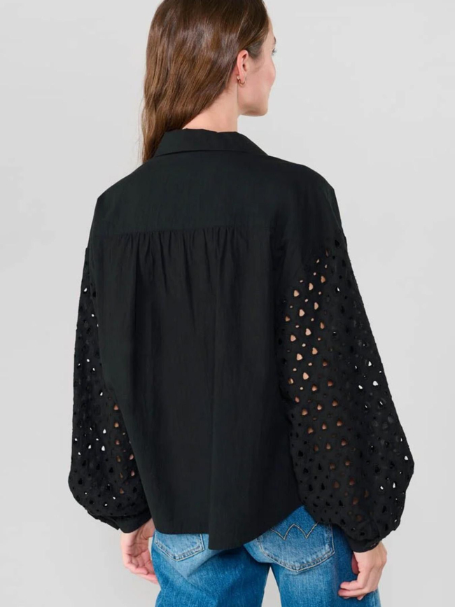Blouse cunca noir femme - Le Temps Des Cerises