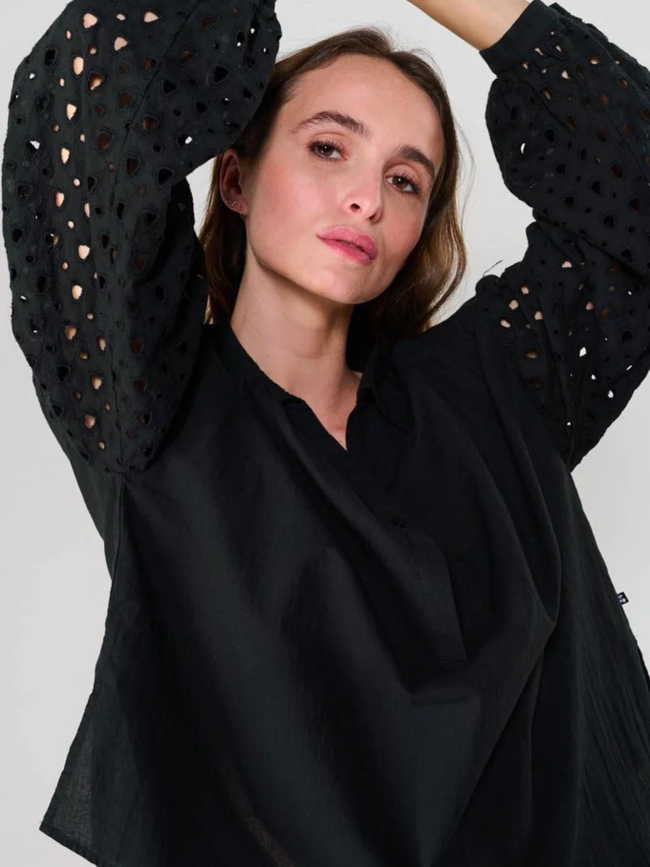Blouse cunca noir femme - Le Temps Des Cerises