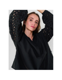 Blouse cunca noir femme - Le Temps Des Cerises