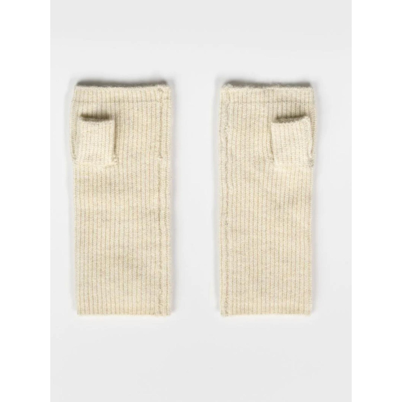 Mitaines tecla écru femme - Le Temps Des Cerises