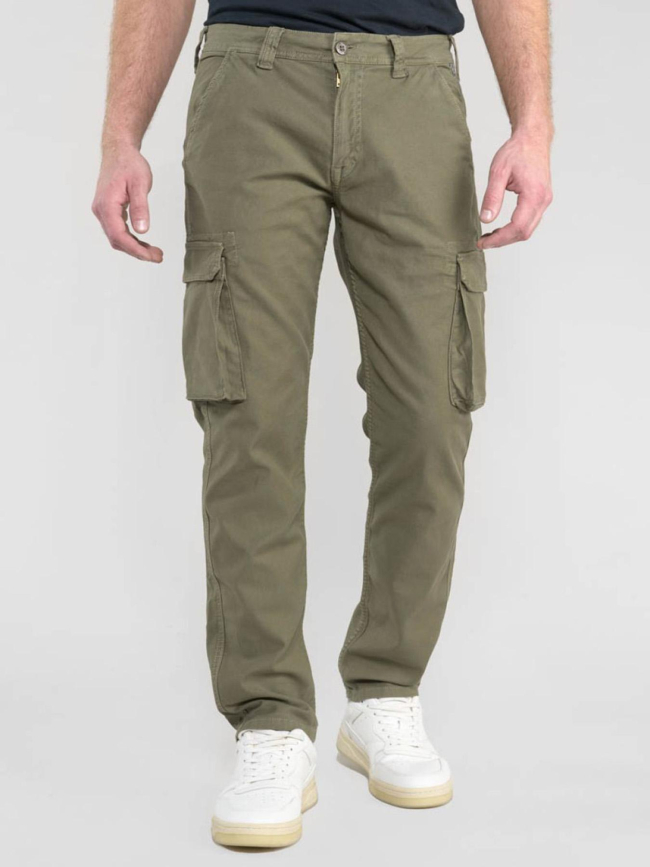Pantalon cargo sivan kaki homme - Le Temps Des Cerises