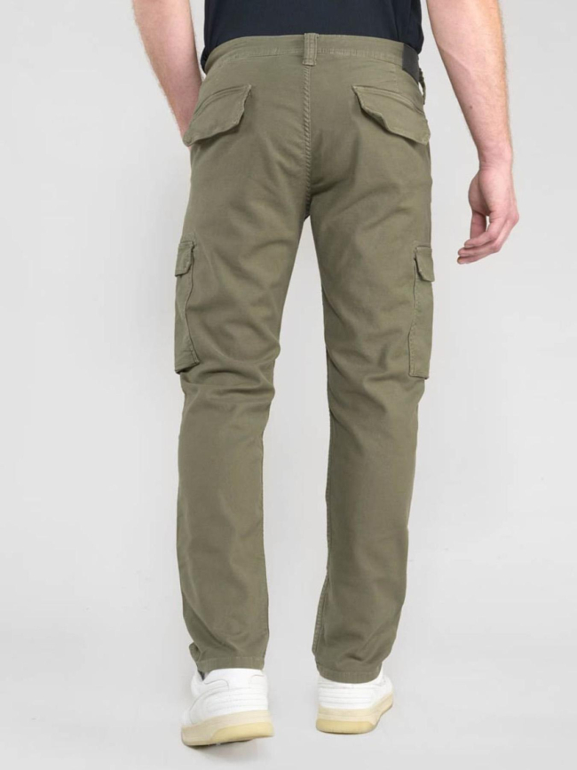 Pantalon cargo sivan kaki homme - Le Temps Des Cerises