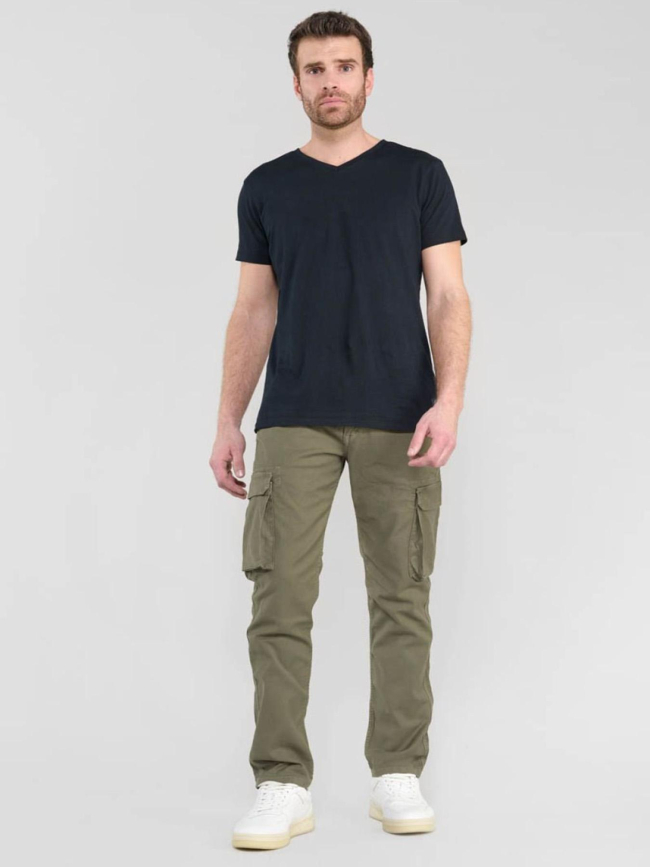 Pantalon cargo sivan kaki homme - Le Temps Des Cerises