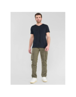 Pantalon cargo sivan kaki homme - Le Temps Des Cerises