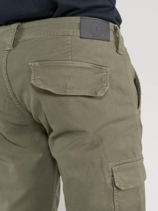 Pantalon cargo sivan kaki homme - Le Temps Des Cerises