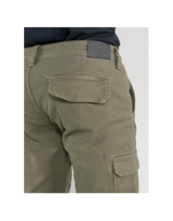 Pantalon cargo sivan kaki homme - Le Temps Des Cerises