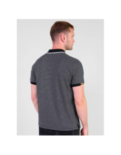 Polo alcor a rayures noir et blanc homme - Le Temps Des Cerises