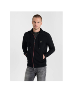 Sweat zippé goal noir homme - Le Temps Des Cerises