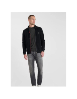 Sweat zippé goal noir homme - Le Temps Des Cerises