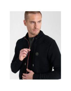 Sweat zippé goal noir homme - Le Temps Des Cerises