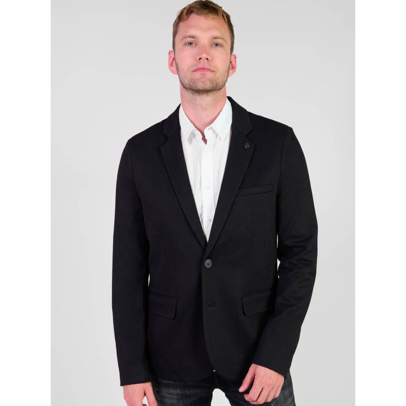 Veste blazer sarel noir homme - Le Temps Des Cerises