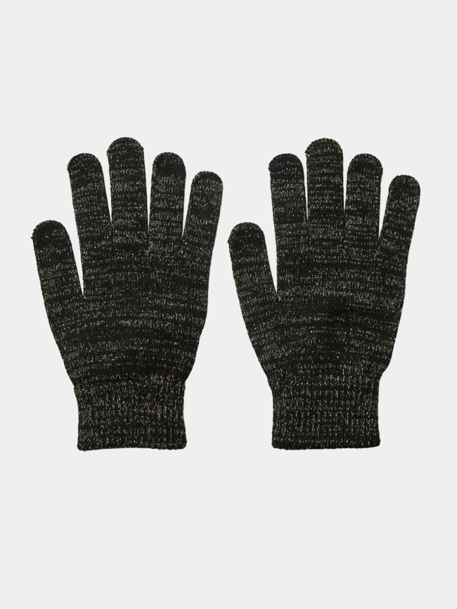 Gants pailleté rubi noir femme - Pieces