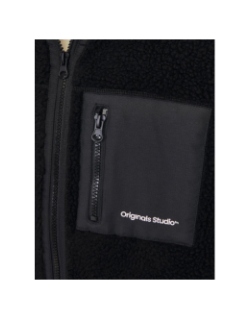 Veste en polaire jorvesterbro noir garçon - Jack & Jones