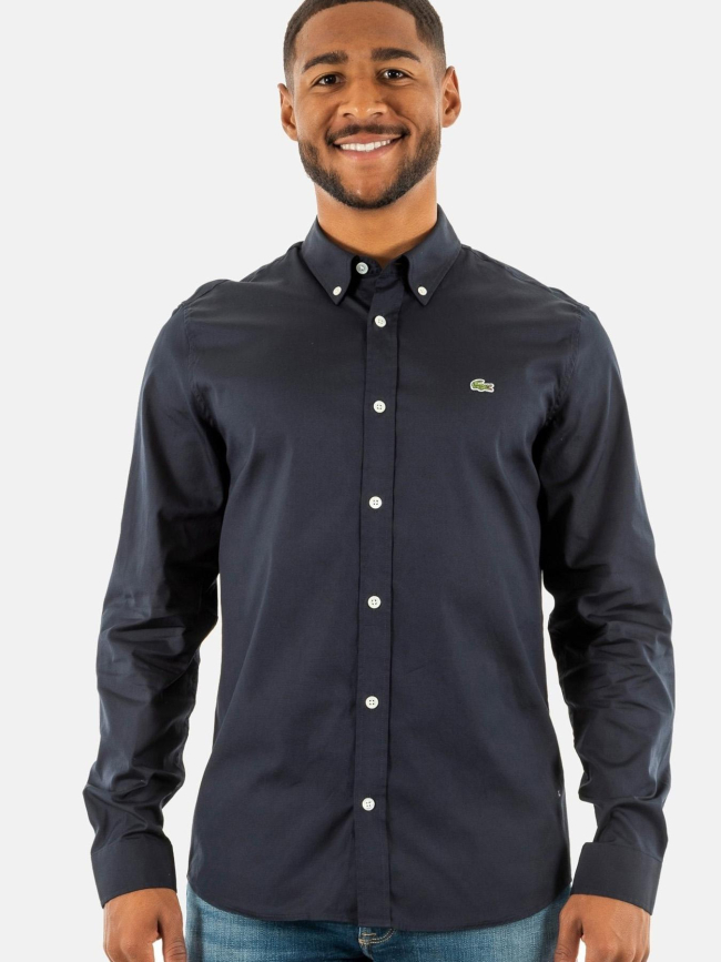 Chemise core essential bleu marine homme - Lacoste