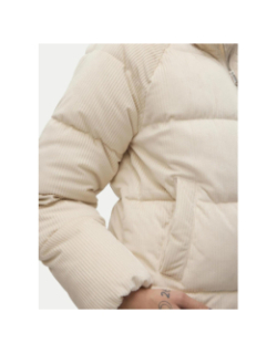 Doudoune velours debbie sofia beige femme - Vero Moda