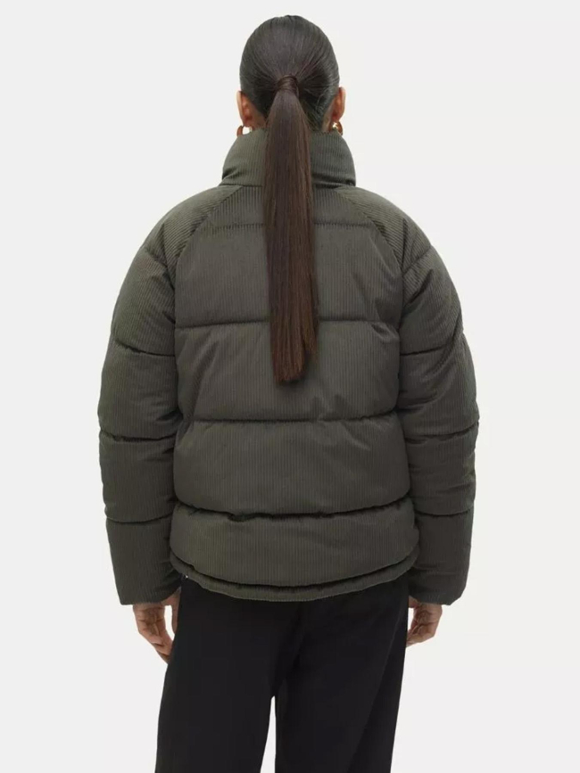 Doudoune velours debbie sofia kaki femme - Vero Moda