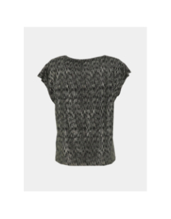 T-shirt pailleté davina noir doré femme - Only