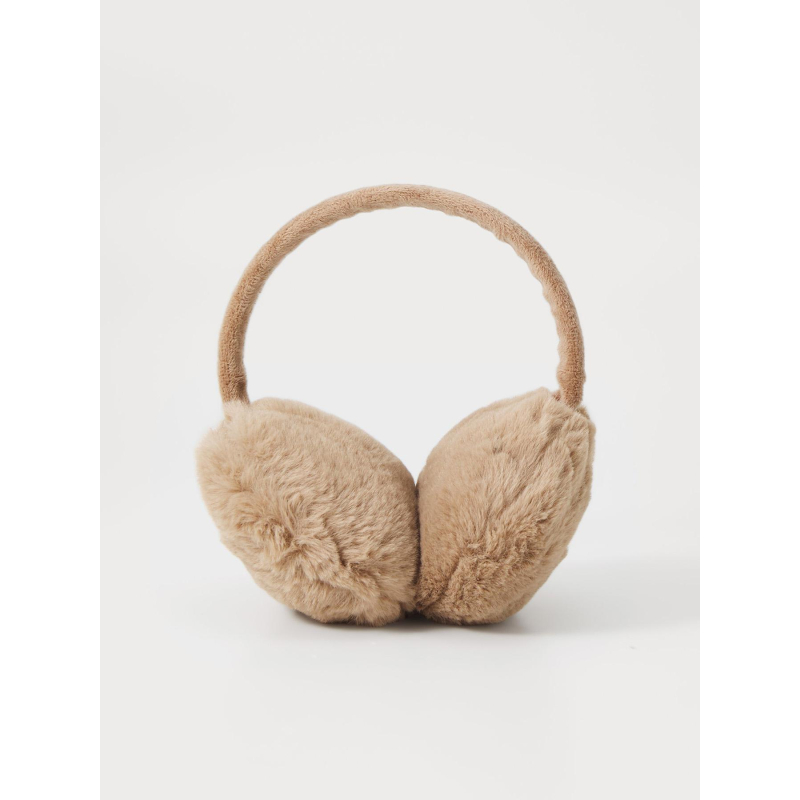 Cache oreilles fausse fourrure jeanel marron femme - Pieces