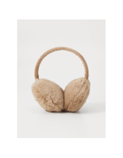 Cache oreilles fausse fourrure jeanel marron femme - Pieces