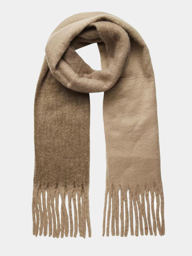 Echarpe bea uni marron femme - Pieces