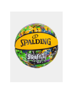 Ballon de basketball graffiti t7 multicolore - Spalding