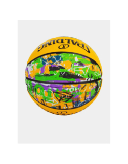 Ballon de basketball graffiti t7 multicolore - Spalding