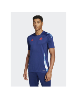 T-shirt d'entrainement ffr 24/25 bleu marine homme - Adidas