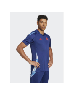 T-shirt d'entrainement ffr 24/25 bleu marine homme - Adidas