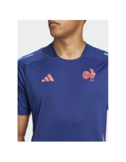T-shirt d'entrainement ffr 24/25 bleu marine homme - Adidas