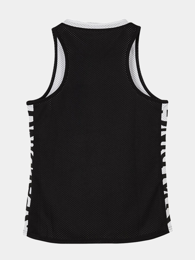 Maillot de basketball réversible noir et blanc enfant - Spalding