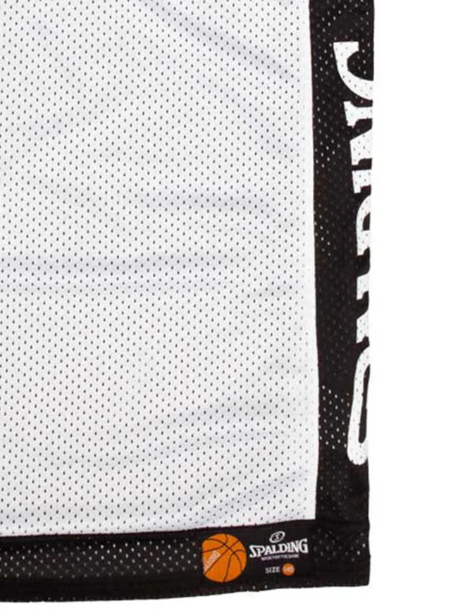 Maillot de basketball réversible noir et blanc enfant - Spalding