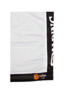 Maillot de basketball réversible noir et blanc enfant - Spalding