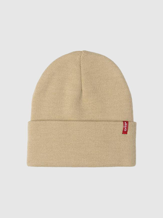 Bonnet slouchy red tab marron - Levi's