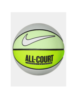 Ballon de basketball everyday all court gris et fluo - Nike