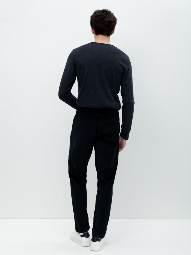 Pantalon en velours côtelé noir homme - Blend