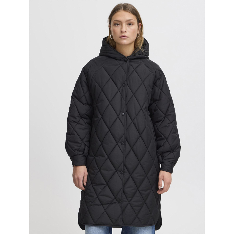Doudoune longue hansa noir femme - Ichi