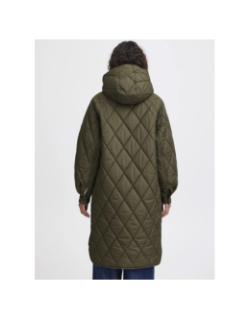 Doudoune longue hansa kaki femme - Ichi