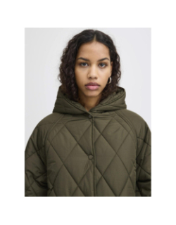 Doudoune longue hansa kaki femme - Ichi