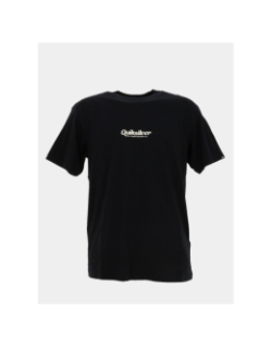 T-shirt à manches courtes simple lettring noir homme - Quiksilver
