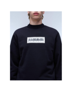 Sweat à col rond b-box noir homme - Napapijri