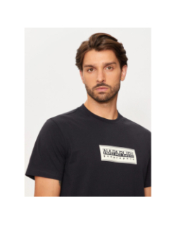 T-shirt à manches courtes b-box logo noir homme - Napapijri